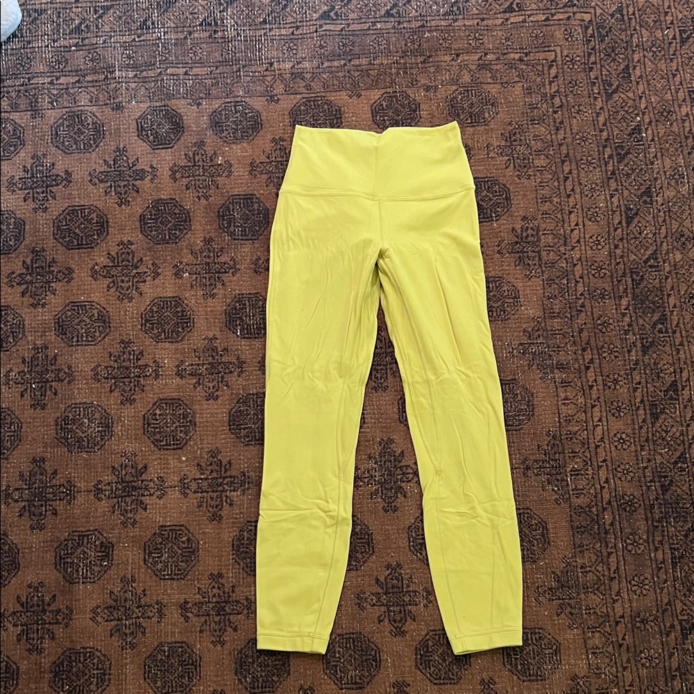 Bright Yellow High-Waisted Leggings